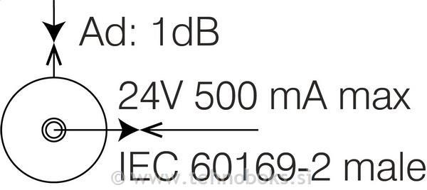 Vtičnica modul TV končna 1M bež