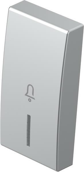 Tipka modul 1M indikator zvonec srebrna