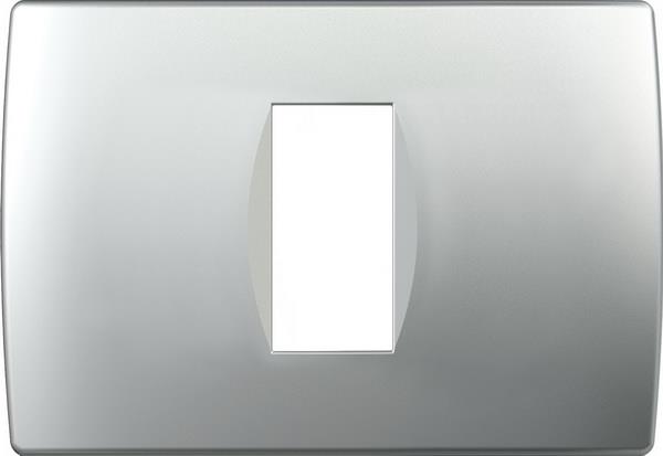 Okvir okrasni modul soft 1/3M srebrn