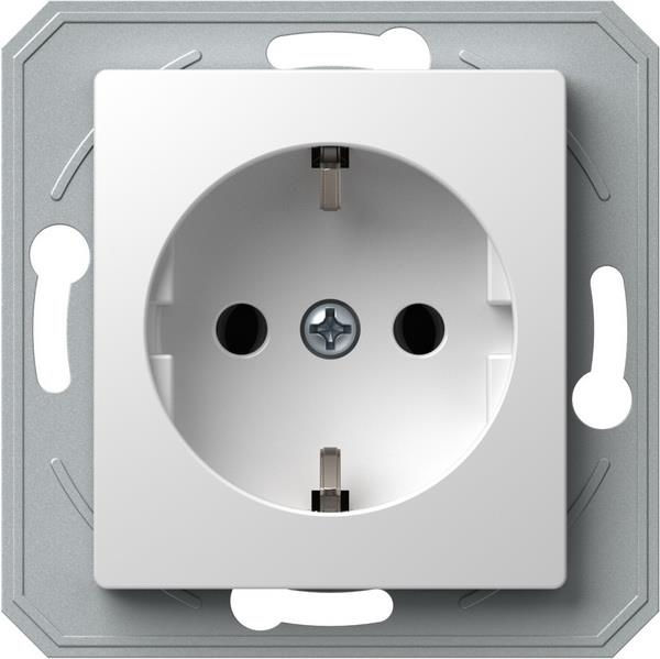 Vtičnica EKONOMIK brez okvirja bela