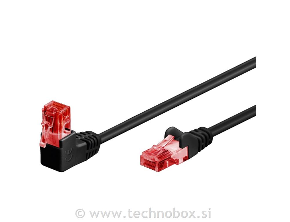 UTP Cat.5e patch kabel 3m črn