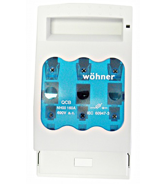 Ločilnik varovalčni vel.00/M8 160A za 60