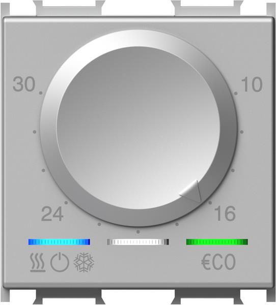 Termostat modul analogni 2M srebrn