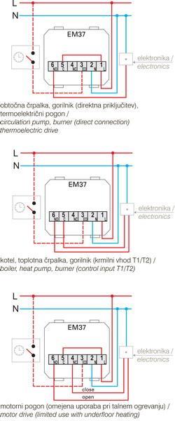 Termostat modul analogni 2M srebrn
