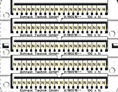 Oznaka sponk "N" (100 kosov)