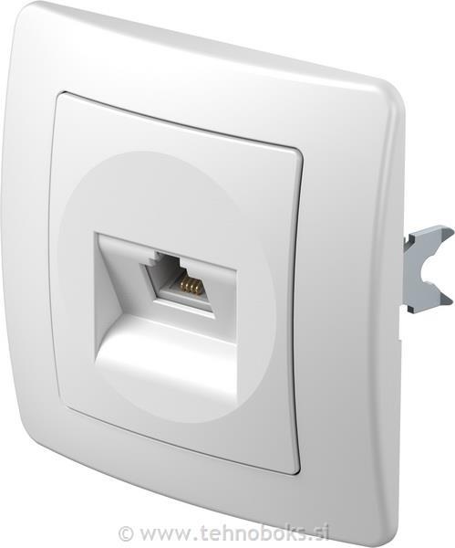 Vtičnica EKONOMIK telefonska RJ11