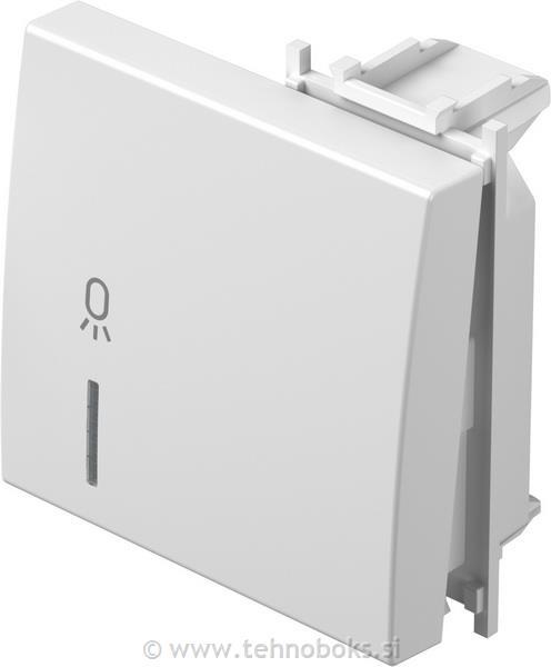 Tipka modul stikala 2M luč bela