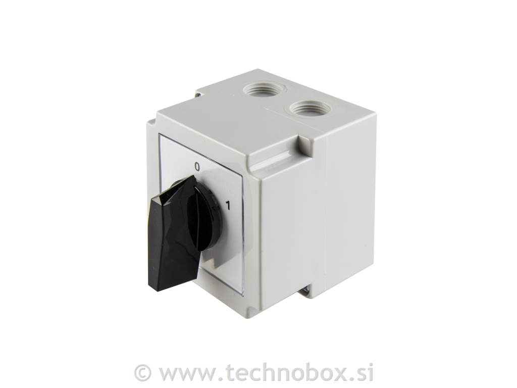 Stikalo grebenasto N/O 16A 0-1 1P PVC