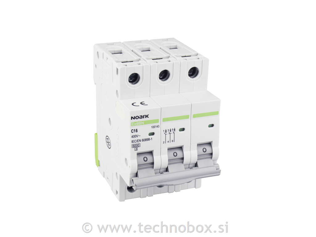 Varovalka avt. Ex9BN C 16A 3P