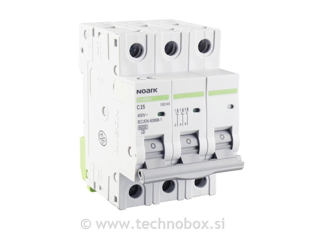 Varovalka avt. Ex9BN C 25A 3P