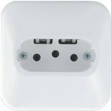 Vtičnica 3F 5p P/O bakelit bela