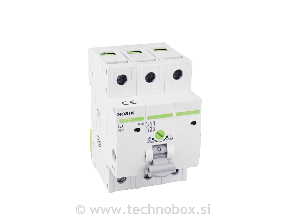 Stikalo vgradno Ex9L125 25A 3P