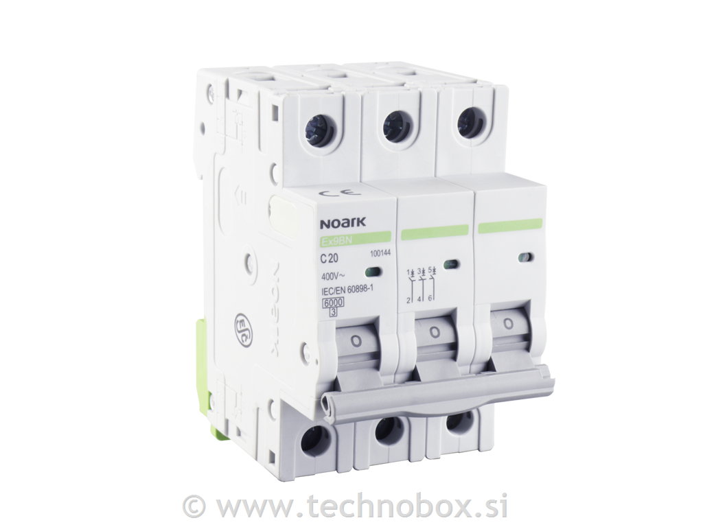 Varovalka avt. Ex9BN C 20A 3P