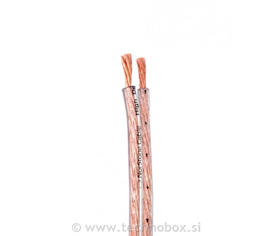 Kabel za zvočnike transparent 2x4mm2