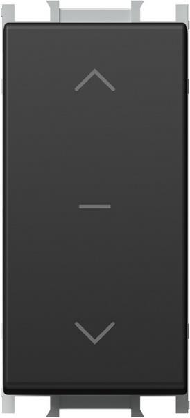 Tipkalo modul 1-0-2 za žaluzije črno