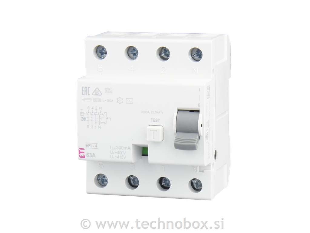 Stikalo zaščitno FID 63/0,3A 4P