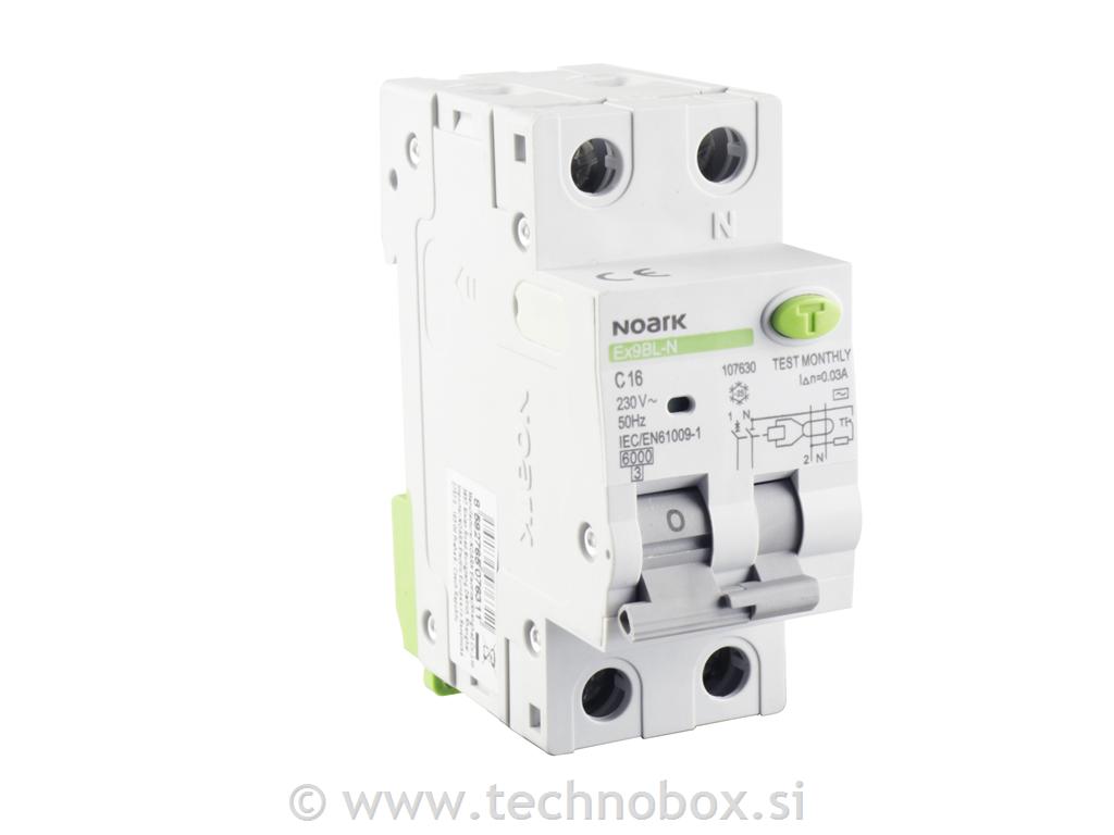 Stikalo zaščitno KZS C 16A/30mA 2M