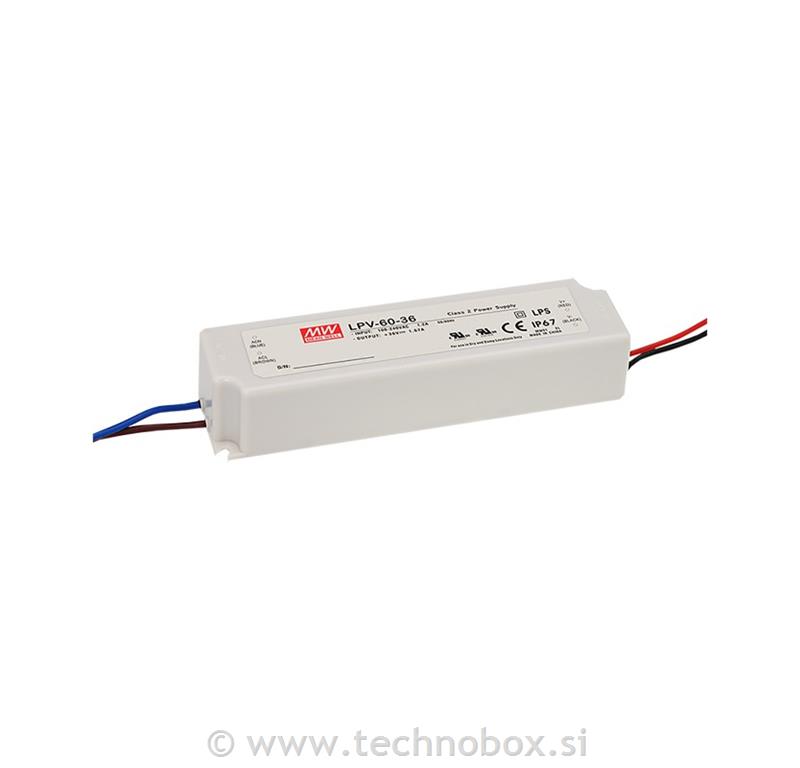 Napajalnik LED 12V 60W IP67