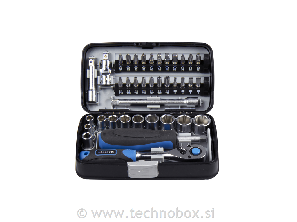 Orodje SET vijačnih nastavkov 38 delni