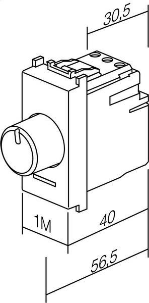 Stikalo zate.menjalno LED 60W belo