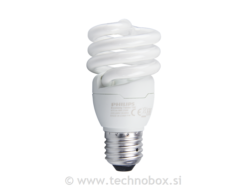 Žarnica varčna E-27 15W/827 Mini Twist
