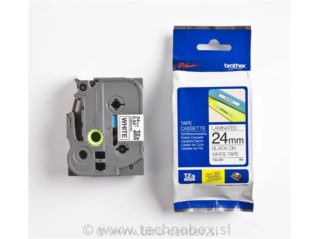Trak Brother TZe-251 bel/črn 24mm kompat