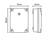 Stikalo svetlobno LUXomat beli