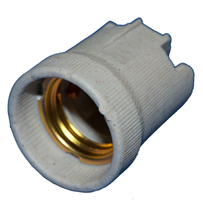 Okov E27 za sijalko keramično