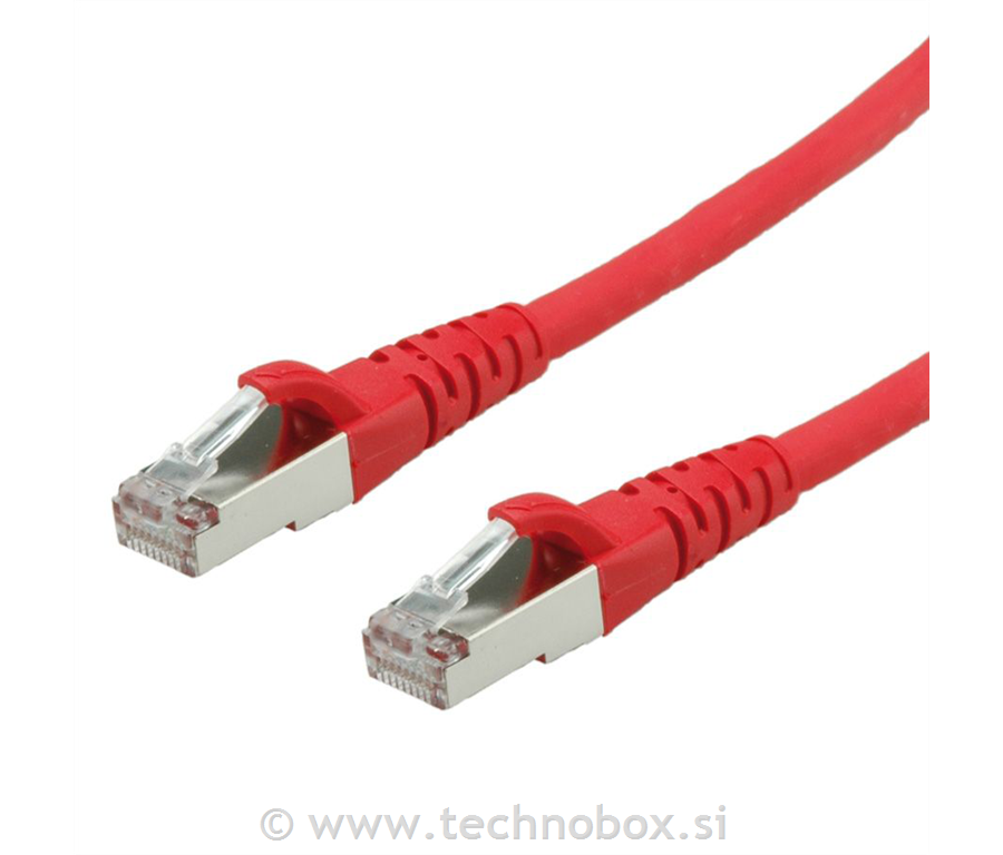 SFTP patch kabel Cat.6 3m rdeč