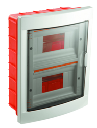 Omarica p/o 16M bela s prozornimi vrati