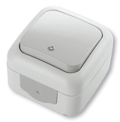 Tipkalo n/o za luč PALMIYE sivo