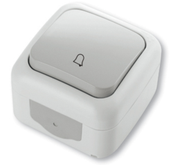 Tipkalo n/o za zvonec PALMIYE sivo