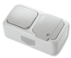 Stikalo n/o enopol.+šuko horiz. PALMIYE