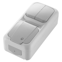 Stikalo n/o serijsko+šuko horizo.PALMIYE