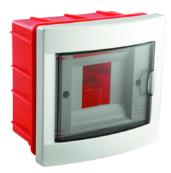 Omarica p/o 4M bela, prozorna vrata