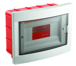 Omarica p/o 8M bela, prozorna vrata