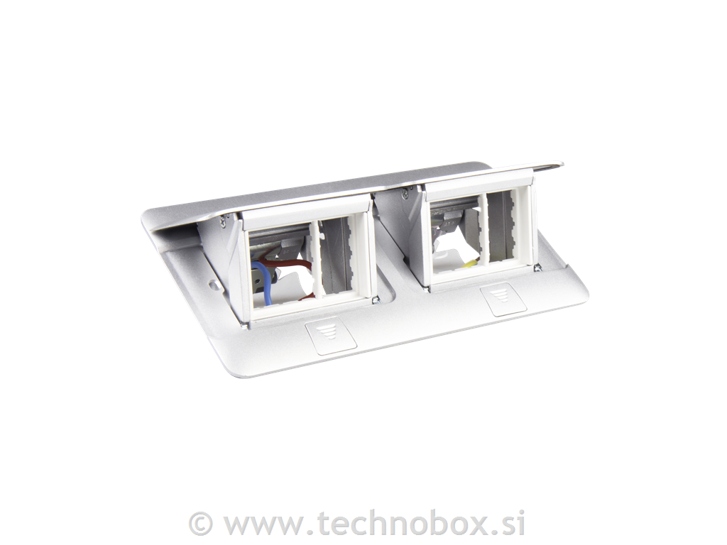 Doza talna alu 2x3M 054012 - temno siva