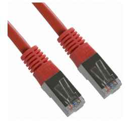 SFTP patch kabel Cat.6 5m rdeč