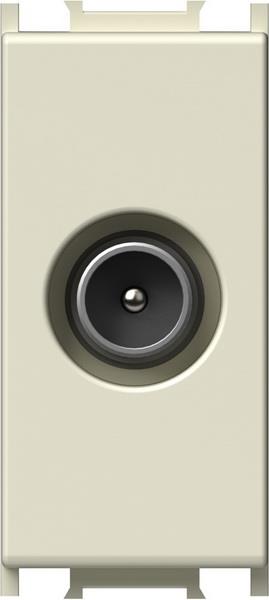 Vtičnica modul TV prehodna 1M bež