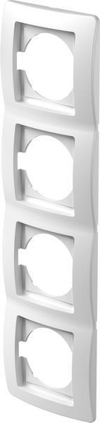 Okvir okrasni EKONOMIK 2x4 verikal. beli