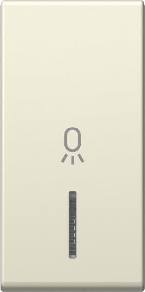 Tipka modul 1M indikator luč bež