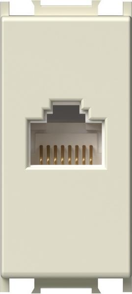 Vtičnica modul računal. RJ45 CAT5 bež