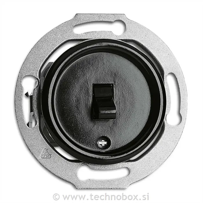 Stikalo p/o menjaln.klecno Bakelit črno