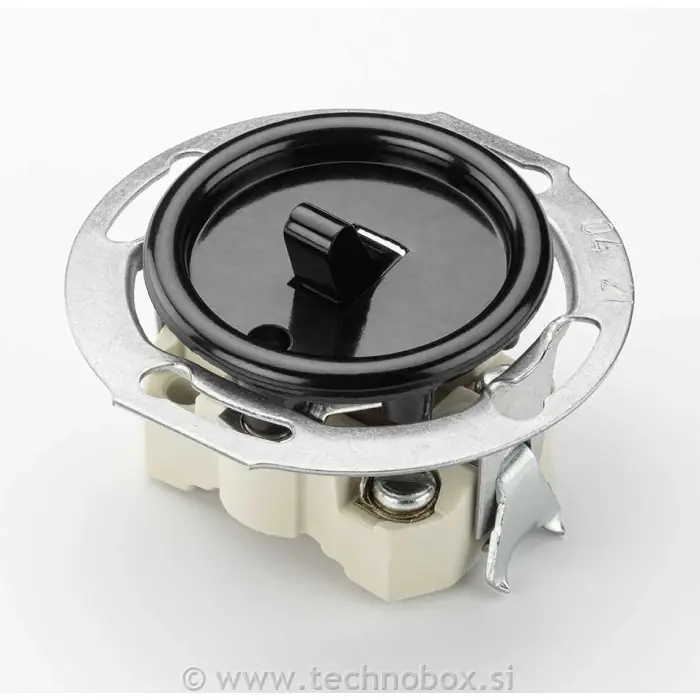 Stikalo p/o menjaln.klecno Bakelit črno