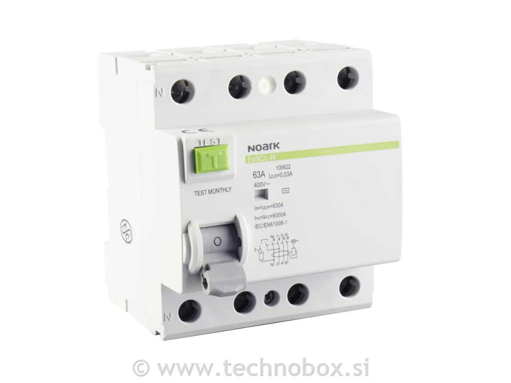 Stikalo zaščitno FID 63A/30mA 4P