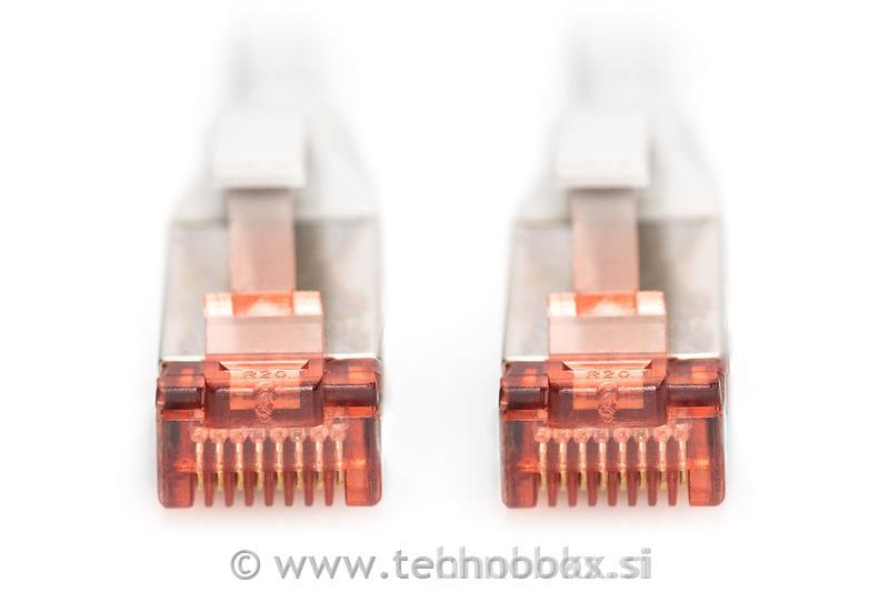 SFTP patch kabel Cat.6 3m siv