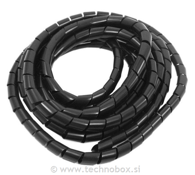 Cev spenjalna 22 črna 2m