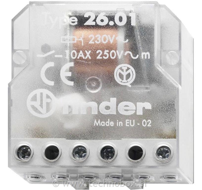 Rele impulzni FINDER koračni 230VAC 1NO