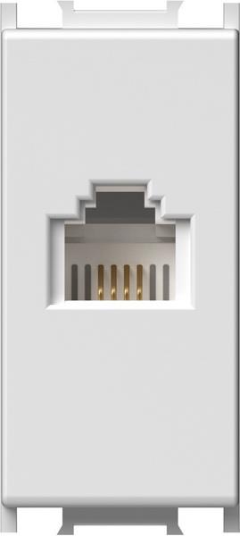 Vtičnica modul telefonska RJ11 6/4 1M be