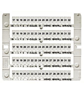 Številke 5x 17-32 za tip CBD.4